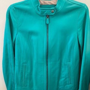Coach leather jacket